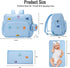 Backpack GOBABYMART Diaper Bag with Changing Pad - Travel Baby Bag, Insulated Bottle Pockets, Stroller Straps (Medium