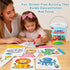 DreamCosy 1-3, 24 16 4-8, Triangle Jumbo Crayons for Toddlers Colors Washable Crayons with Printed Coloring Sheets