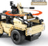 STEM Car Toy Building Kit - Remote Control 2in1 Armed Off-Roader for Age 6+, 370 Pcs DIY Engineering Toy