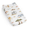 Sweet Jojo Designs Baby Changing Pad Cover Sheet (Jungle Animals) for Girls/Boys,