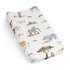 Sweet Jojo Designs Baby Changing Pad Cover Sheet (Jungle Animals) for Girls/Boys,