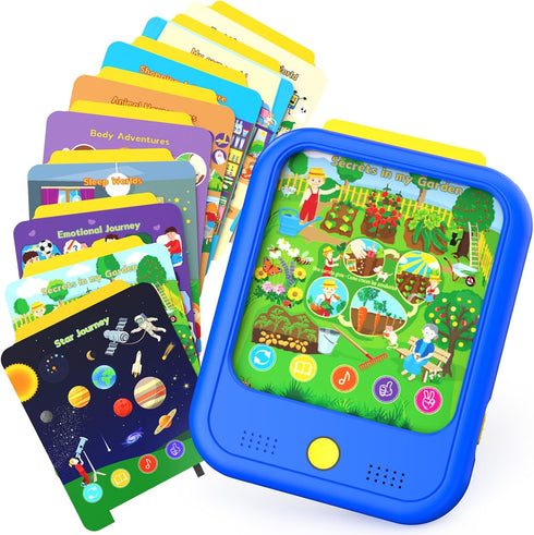 Qiaojoy Upgrade Kids Learning Tablet Educational Learning Pad for Toddlers 2-5 to Learn