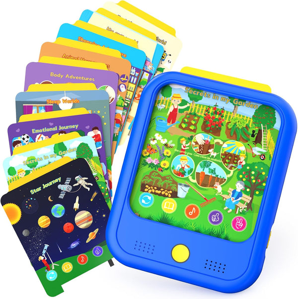 Qiaojoy Upgrade Kids Learning Tablet Educational Learning Pad for Toddlers 2-5 to Learn