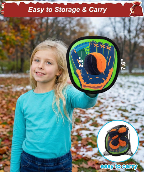 3 4 5 6 7 8 4-8 8-12 Toss and Catch Ball Game Kids Toys for Year Old Boys Girl Birthday Gift, Outdoor Games Yard Play