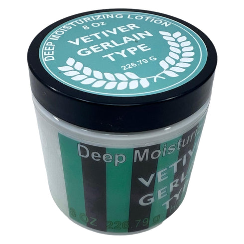 Dharma Suds 8 oz Handmade Body lotion deep moisturizing Vetiver Type jar