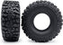 RC Rubber 2.2 Beadlock Wheels Tires 140MM with Foam Insert, 4PCS for 1/10 Wraith 90048 RR10