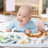 &12 40''x 40'' Safari Baby Monthly Milestone Blanket for Boy and Girl, Gift for Baby Shower, Growth Chart Photo