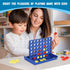4 in a Row Connect Game Travel Board Game, Medium Size 9.4 inch x 6.8 inch