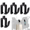 Sinbana 4pcs Multifunctional Side Hooks Compatible with Wonderfold Wagon W4, Black Side Hooks