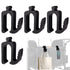 Sinbana 4pcs Multifunctional Side Hooks Compatible with Wonderfold Wagon W4, Black Side Hooks