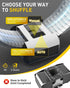 2 Automatic Card Shuffler Machine,Electric Card Shuffler Rechargeable for Decks with Carrying Bag&Playing Cards, Dual