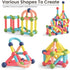BAKAM Magnetic Building Blocks for Kids Ages 4-8 - STEM Construction Toys (25PCS)