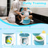 2026 30 Upgraded Portable Potty Chair for Toddlers with Splash-Proof Design, Foldable Travel Potty with Bag & Refills
