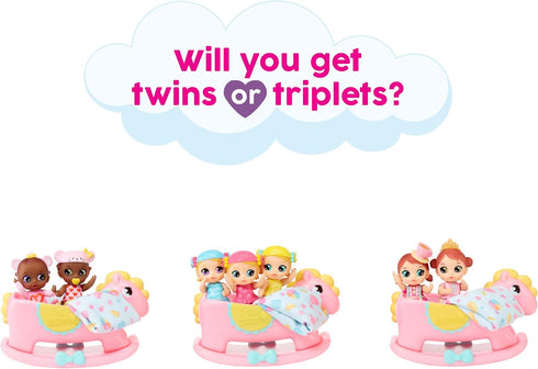 Baby Born Surprise Mini Babies Series 5 - 2.25'' Collectible Twins or Triplets with Soft Swaddle and Blanket