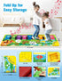 Baby Musical Learning Toys , Floor Piano Playmat for Toddlers with Animal Flash Cards Music Sound for Early Education