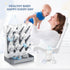 Dayacoco Countertop Baby Bottle Drying Rack, Space Saving Vertical Bottles Dryer Holder, Standing Bottle Drying Rack
