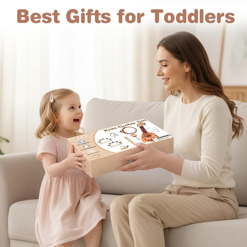 Set 2 3 2 2-4, Sets 3-5 Kids Guitar - Musical Toys for Year Old Boy Birthday Gifts, Montessori Toys for Year Old Girls