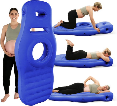 Inflatable Pregnancy Pool Float-Tummy Nest Pillow, Pregnancy Tanning Float for Prone Sleeping,Belly