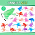 24 Pack Mini Frog Toy, Realistic Rubber Frogs for Frog Party Favors, Early Education Teaching Aids