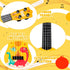 KFPPLXQ 17 Inch 4 Mini Guitar Kid Guitars Toddler Guitar Ukulele Strings Guitar for Kids Party Favor Kids Musical