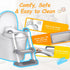 HBTower Potty Training Seat with Step Stool Ladder for Toddlers, Adjustable Kids Toilet Seat with Splash Guard