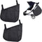 2 Pack Universal Side Sling Stroller Mesh Cargo Net and Organizer for Extra Storage Space