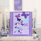 Wowelife Butterfly Crib Bedding Set for Girls 3 Piece Baby Girl Bedding