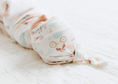 Copper Pearl Enchanted Large Premium Knit Baby Swaddle Blanket