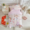 4 Pieces Toddler Bedding Set for Girls Light Pink Unicorn Toddler Bed