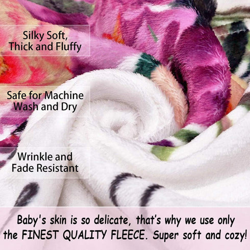 Baby Monthly Milestone Blanket, Koalas Trunk Branch Leaf Wreath, 48"x40", Unisex with 4 Frames and 1 Headband