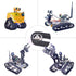 2PCS Robot Car Crawler Tank Treads Tracks, 95cm with Gear for DIY Project (Idler Wheels Not Included)