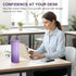 visvold 2x9.5oz 360 24 Portable Breast Milk Cooler with Touch Temperature Display, Milk Chiller with BPA-Free Bottles