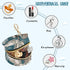 YETTASBIN Horse Portable Pacifier Holder Case with Metal Hook Buckle & Zipper for Diaper Bag and Stroller, Versatile