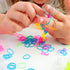 24 6+ XKDOUS Colors Rubber Band Bracelet Kit, Bracelet Making Kit for Art and Craft, Rubberband Bracelets kit for Kids