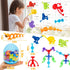 32 PCS Suction Cup Toys Kids Bath Toy Party Favor Goody Prize Stuffer Gift for 2 3 4 5 6 Year Old Boy Girl Toddler Travel Toy Educational Sensory Fidget Dinosaur Window Toy with Eggshell Storage