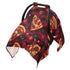 Mazeann Vintage Pizzas Red Car Seat Cover Baby Breathable Soft Infant Carseat Covers