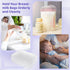 yeeplant 12-Pack 7.5 5.1 0.7 Inches Clear Flat Breast Milk Freezer Storage Trays, X X Stackable Organizers