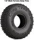INJORA 1.0 Tires-S4 Multi Terrain Pin Crawler Tires for TRX4M SCX24 AX24 FCX24 Upgrade Parts, 65 * 19mm,T2440