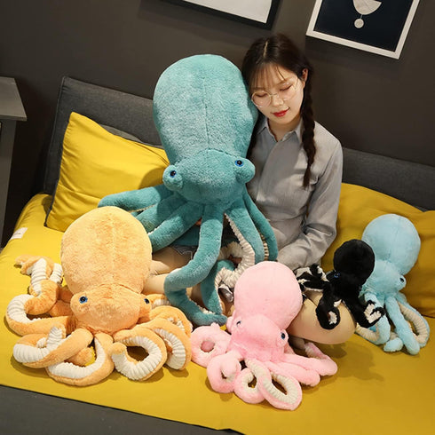Octopus Stuffed Animals, Plush Doll Toys, Gift for Kids and Lovers for Birthday, Christmas, Valentine's Day (25.6-inch