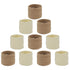 100 Pack Bulk Super Soft Stretchy Elastic Nude Skin Color Nylon Headbands, Khaki Brown Ivory Skinny Slim Hair Ties