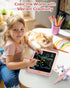 bravokids 10 Inch Drawing Tablet for Girls, Colorful LCD Writing Tablet for Kids, Erasable Drawing Pad for Toddler