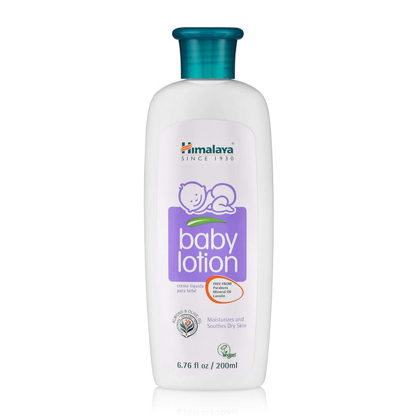 Himalaya Baby Lotion with Olive Oil and Almond Oil, Free from Parabens,