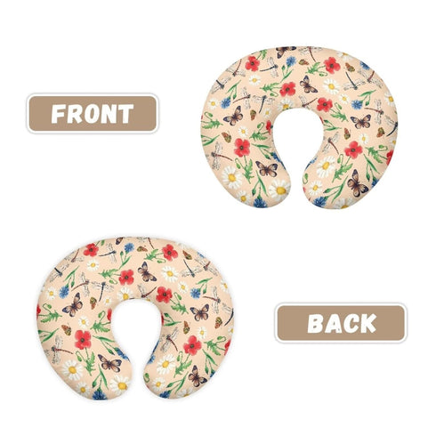 Kathyboom Butterfly Dragonfly Nursing Pillowcase for Newborn Baby Boys Girls, Comfortable and Breathable Breastfeeding