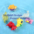 6-12& 1-3, 6 XY-WQ Bath Toys No Hole, for Infants Toddlers No Hole Bathtub Toys (Dinosaur, Pcs with Mesh Bag)