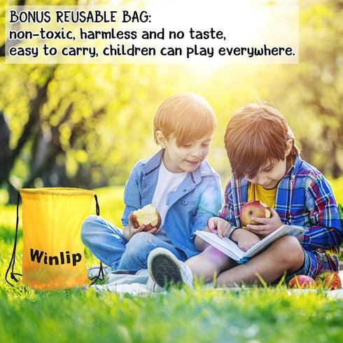 Winlip 330 pcs Building Blocks, Educational Stem Toys, Interlocking Solid Plastic Sets for Preschool Toddlers, Girls &