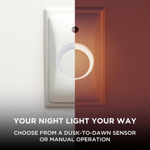 (2-Pack) GlowGuard Childproof Outlet Covers & Night Light | Secure & Tamper Resistant | Childproof, Babyproof, Toddler