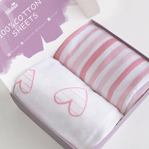 Bassinet Sheets, 2 Pack Compatible with Semphis 3 in 1 Bedside Bassinet and Arm's Reach Co-Sleeper, 100% Cotton Fitted
