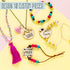 STMT DIY Wooden Charm & Tassel Jewelry Kit, Design & Create 10+ Accessories for Tween & Teen Girls