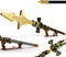 SATHIBI Demon Swords Building Set for Adult,46in Long Knife Building Block Model