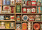 Cobble Hill 1000 Piece Puzzle Vintage Tins, Sample Poster Included